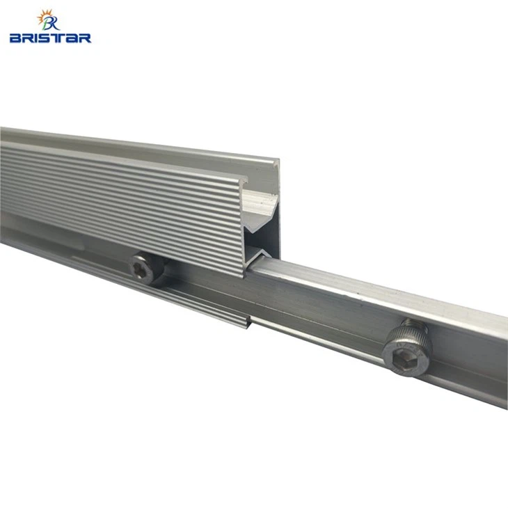 Aluminium Anodized Solar Rail Splice Aluminium Anodized Solar Rail Splice